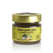 Pear extra jam with black truffle